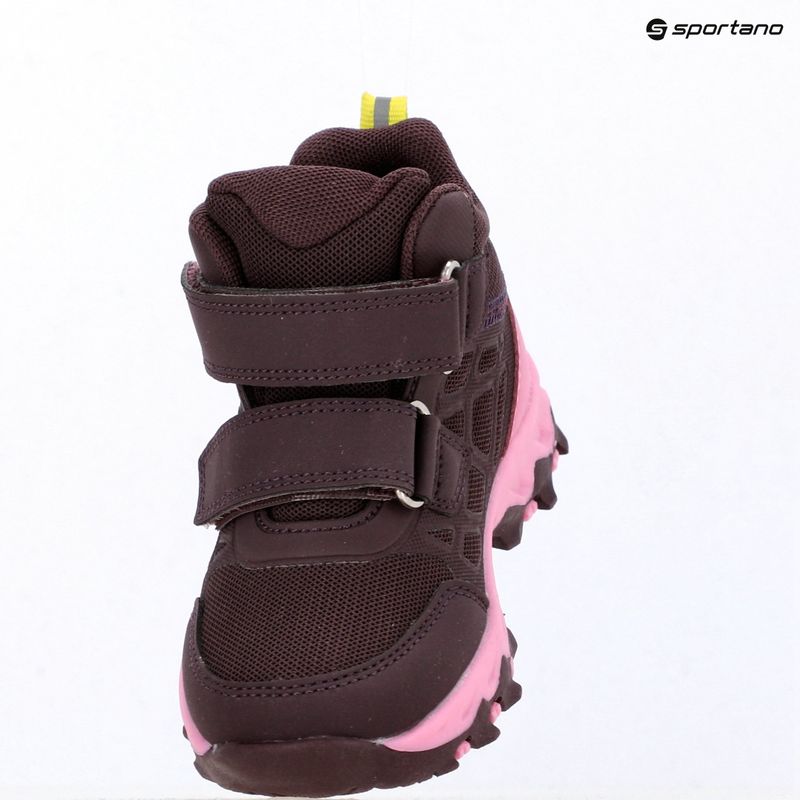 Dětské boty do vody Viking Track Mid 2V Waterproof plum/multi 15