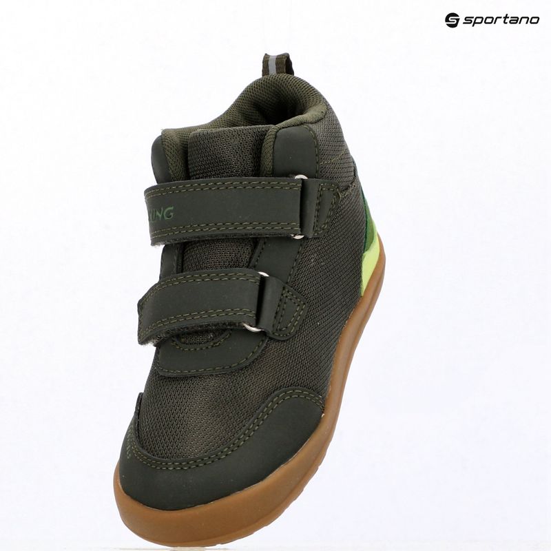 Dětské barefoot boty Viking Alv Barefoot Mid 2V Waterproof pine 22