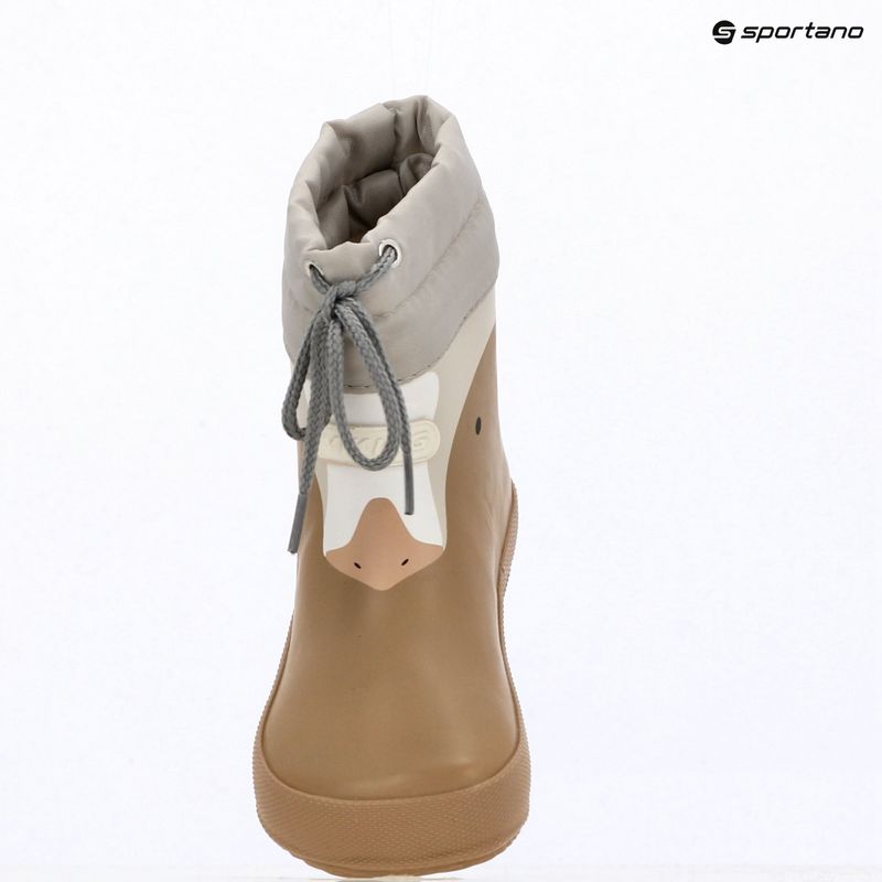 Dětské holínky Viking Alv Barefoot Paw Print beige 8