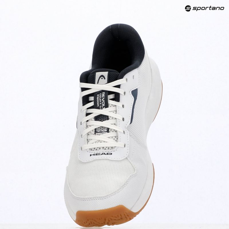 Pánské tenisové boty HEAD Revolt Court 5.0 Indoor white/blueberry 9