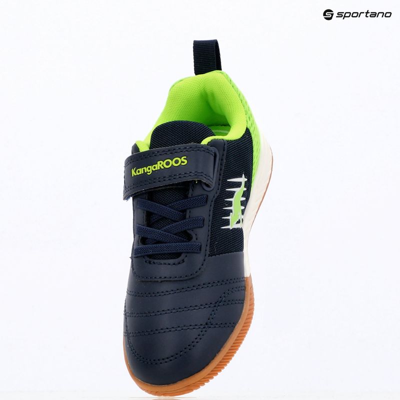 Dětské boty KangaROOS K5-Super Court EV dark navy/lime 3