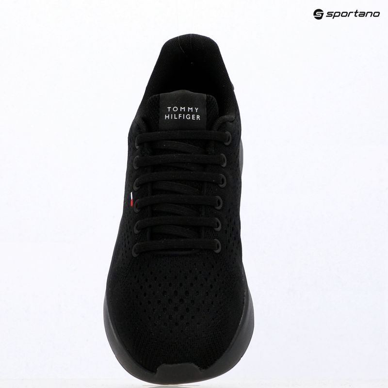 Pánské boty Tommy Hilfiger Lightweight Runner Knit black 9