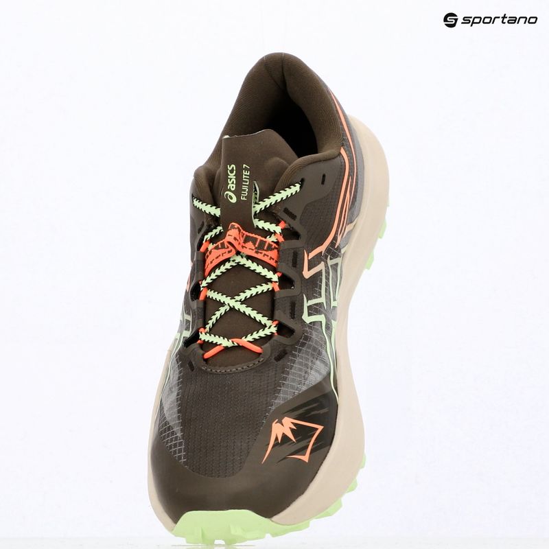 Běžecké boty Asics Fuji Lite 7 kuriiro brown/illuminate yellow 14