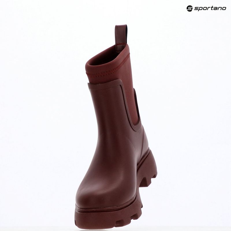 Dámské holínky Tommy Hilfiger Stamp Warm Ankle oxblood 9