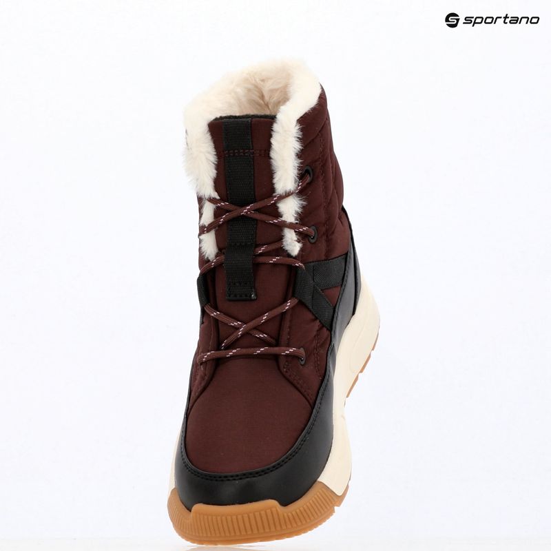 Dámské sněhule Sorel Whitney III Mid Wp red lodge/black 9