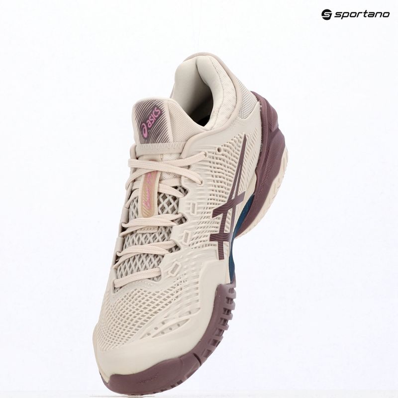 Dámské tenisové boty ASICS Court FF 3 soft oat/dusty mauve 6