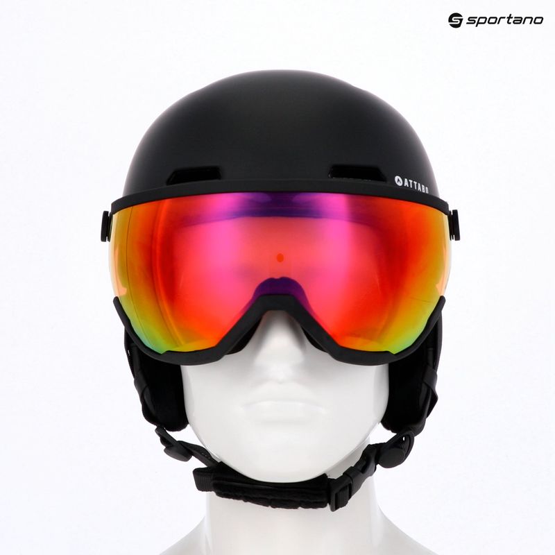 Lyžařská helma ATTABO Avens 2.0 Visor black 22