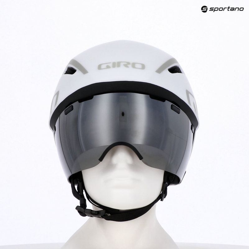Cyklistická přilba Giro Aerohead MIPS matte white silver 3