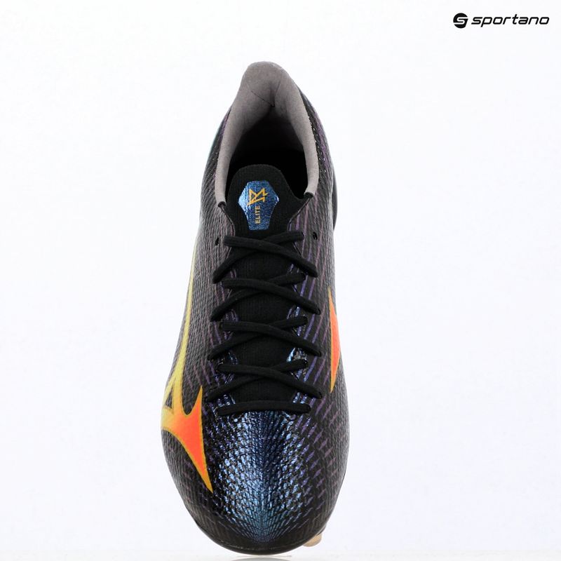 Kopačky Mizuno Alfa III Elite Mix black/lava orange/evening primrose 7