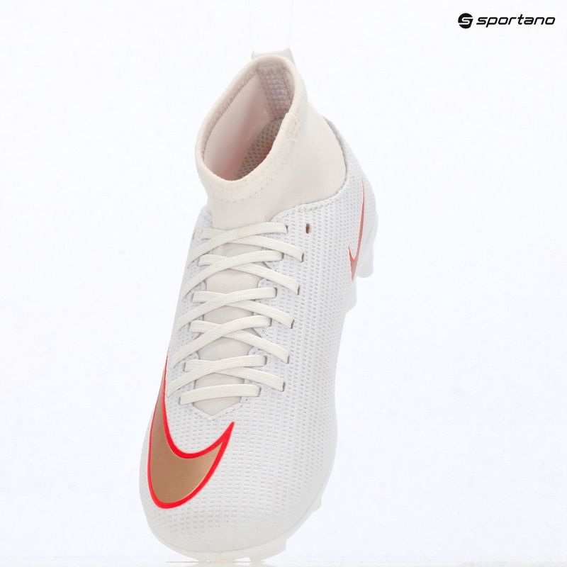Dětské kopačky Nike Jr. Mercurial Superfly 11 Club white/bright crimson/blur 9
