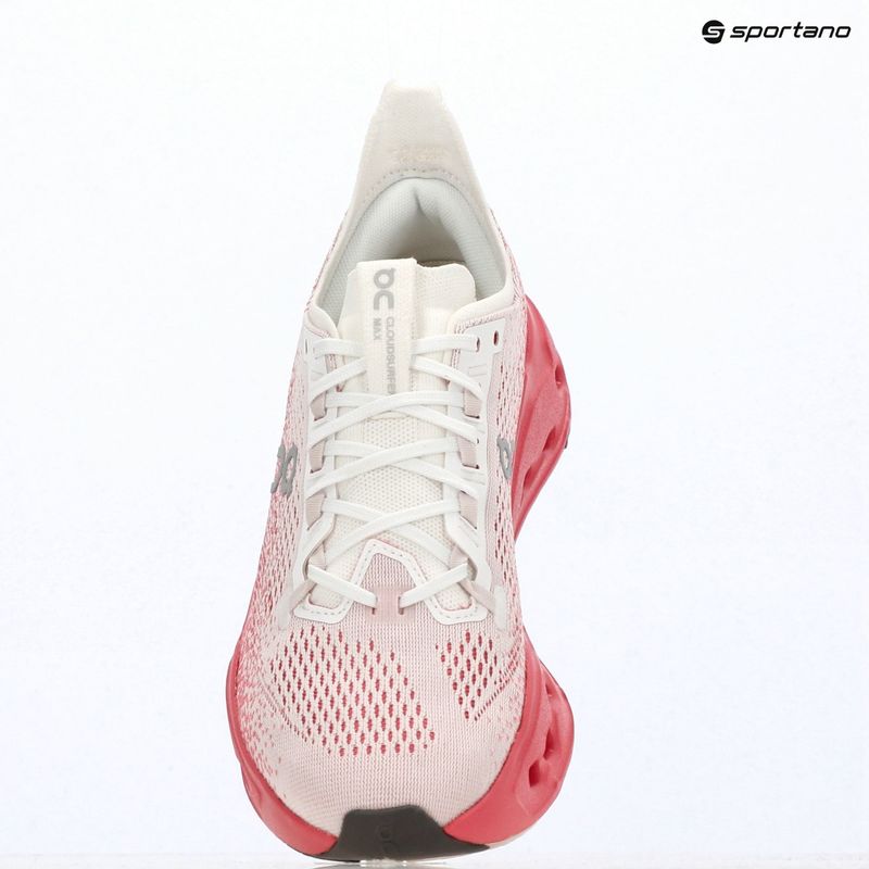 Dámské běžecké boty On Cloudsurfer Max white/camellia 16