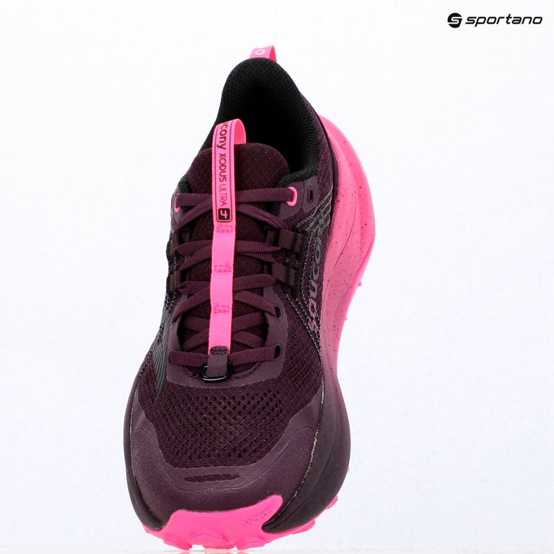 Dámské běžecké boty Saucony Xodus Ultra 4 eggplant/shock 11