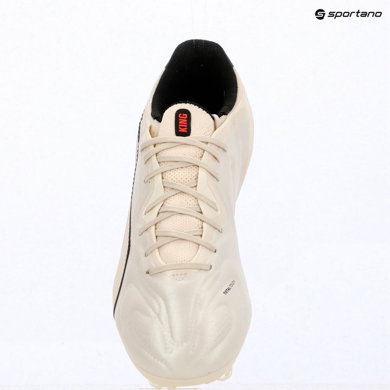 Kopačky PUMA King 20 Pro FG/AG sugared almond/puma black/ultra red 16