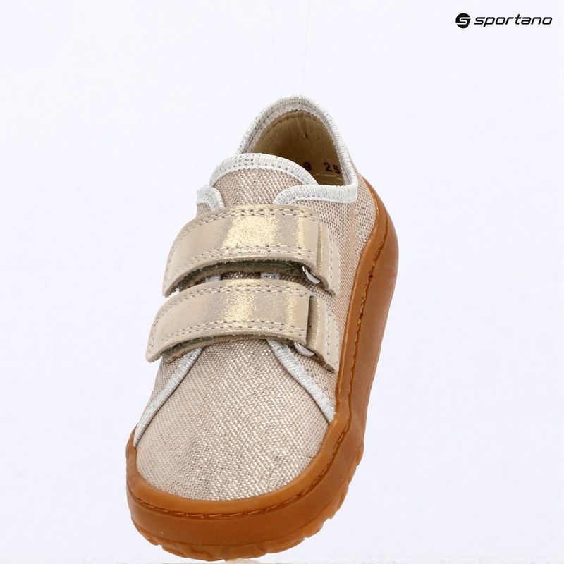 Dětské barefoot boty Froddo Canvas gold shine 8