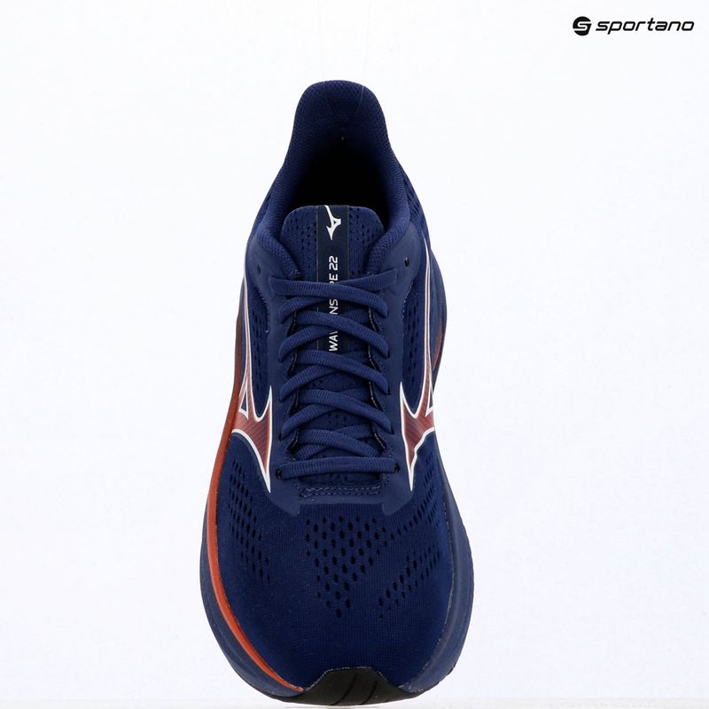Pánské běžecké boty Mizuno Wave Inspire 22 beacon blue/tomato puree/firecracker 14