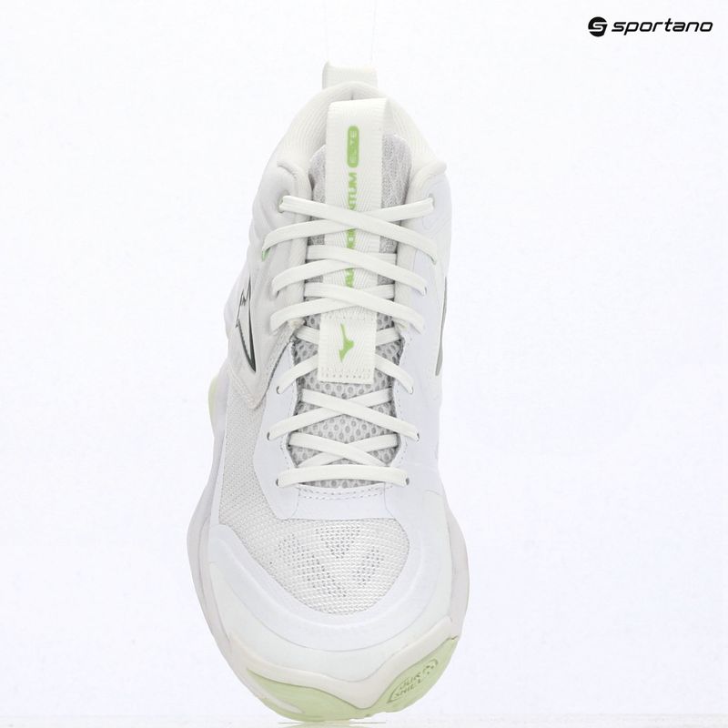 Dámské volejbalové boty Mizuno Wave Momentum Elite Mid white/balsam green/ambrosia 15