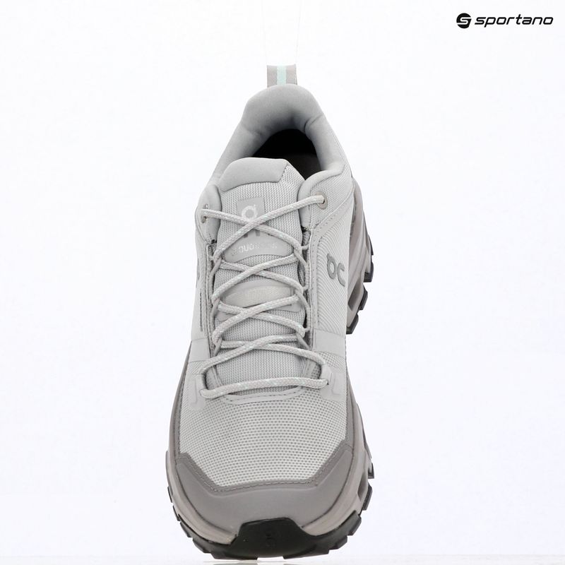 Dámské turistické boty On Cloudrock Low Waterproof glacier/ore 15