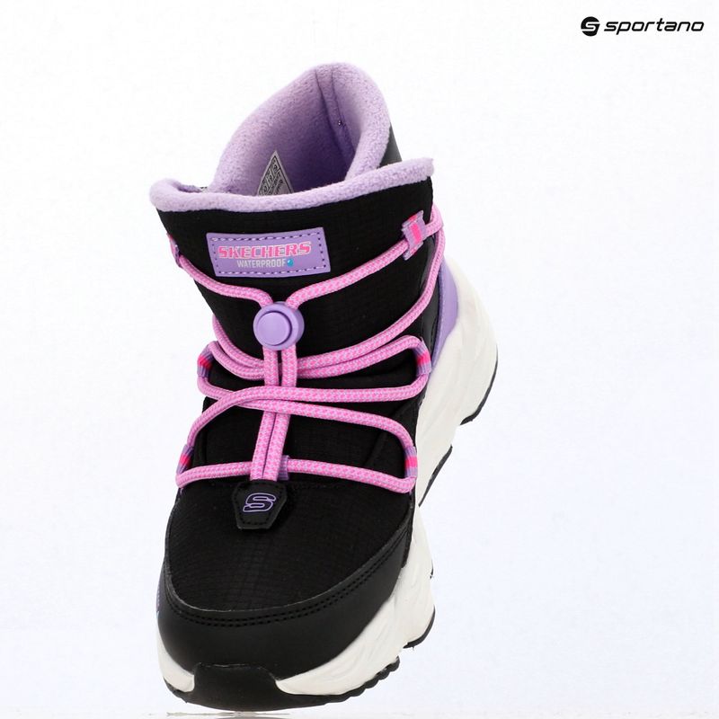 Dětské sněhule SKECHERS Turbo Tread Black 8