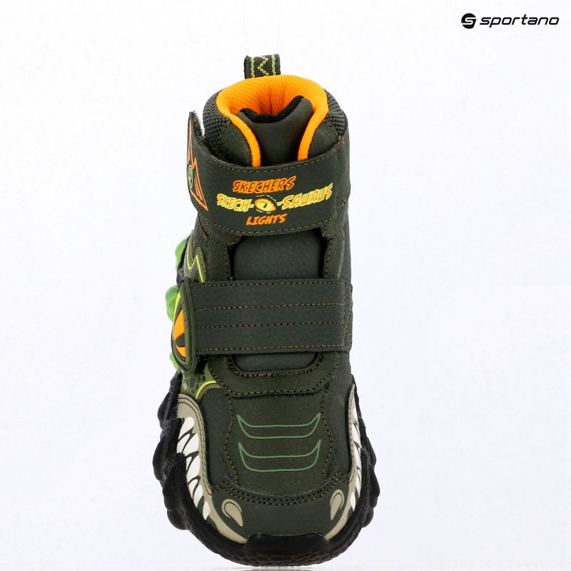 Dětské sněhule SKECHERS Skech-O-Saurus Lights 2.0 green 16