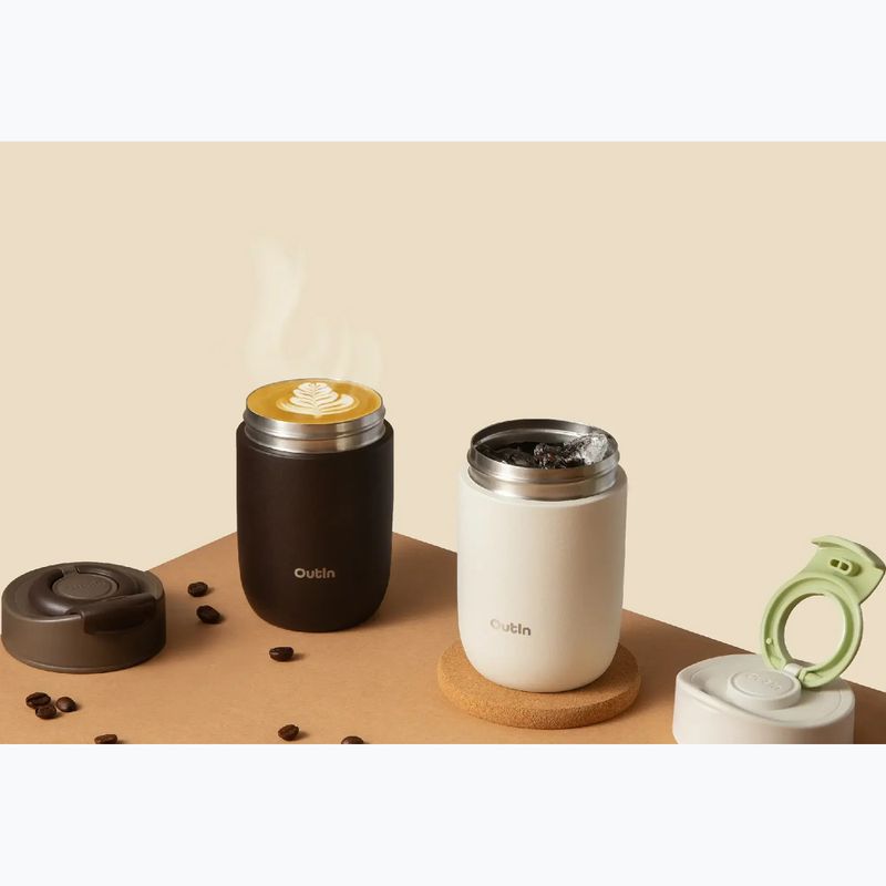 Termohrnek OutIn Travel Tumbler 350 ml sand white 3