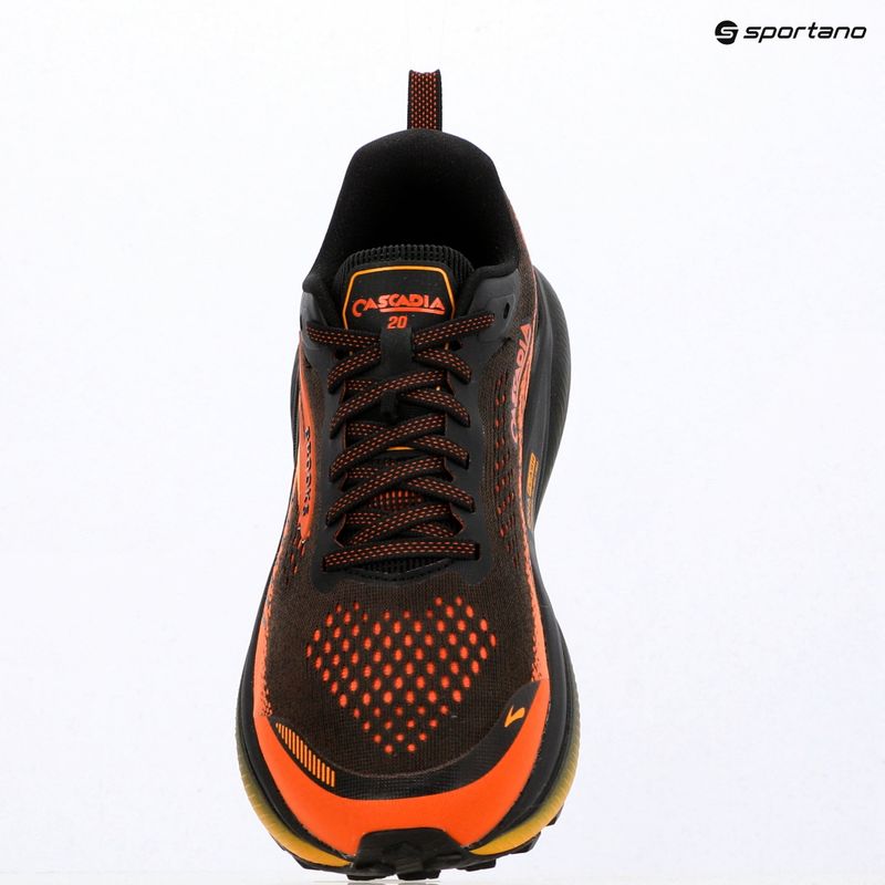 Pánské běžecké boty Brooks Cascadia 20 black/tigerlily/orange 16