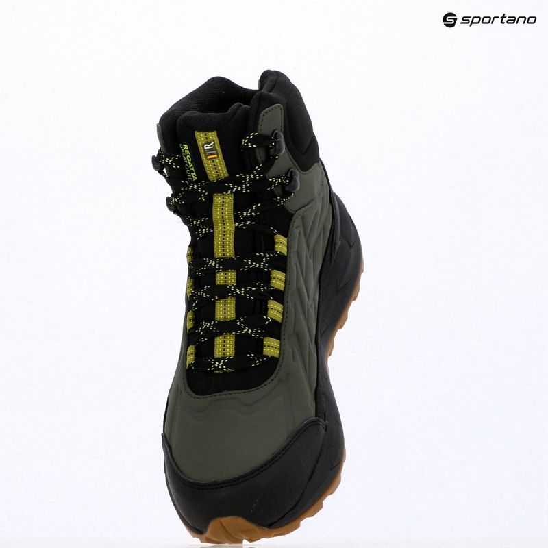 Pánské turistické boty REGATTA Onyx Mid dark khaki cyprus 18