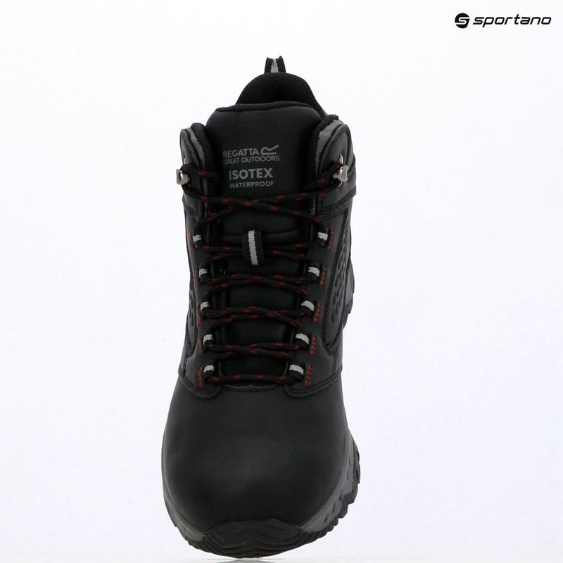 Pánské trekové boty REGATTA Amble Boot Waterproof black/riored 17