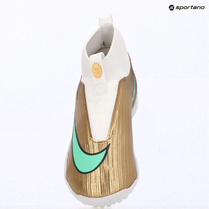 Dětské kopačky Nike Jr. Mercurial Superfly 11 Academy "Kylian Mbappé" metallic gold/green glow 15
