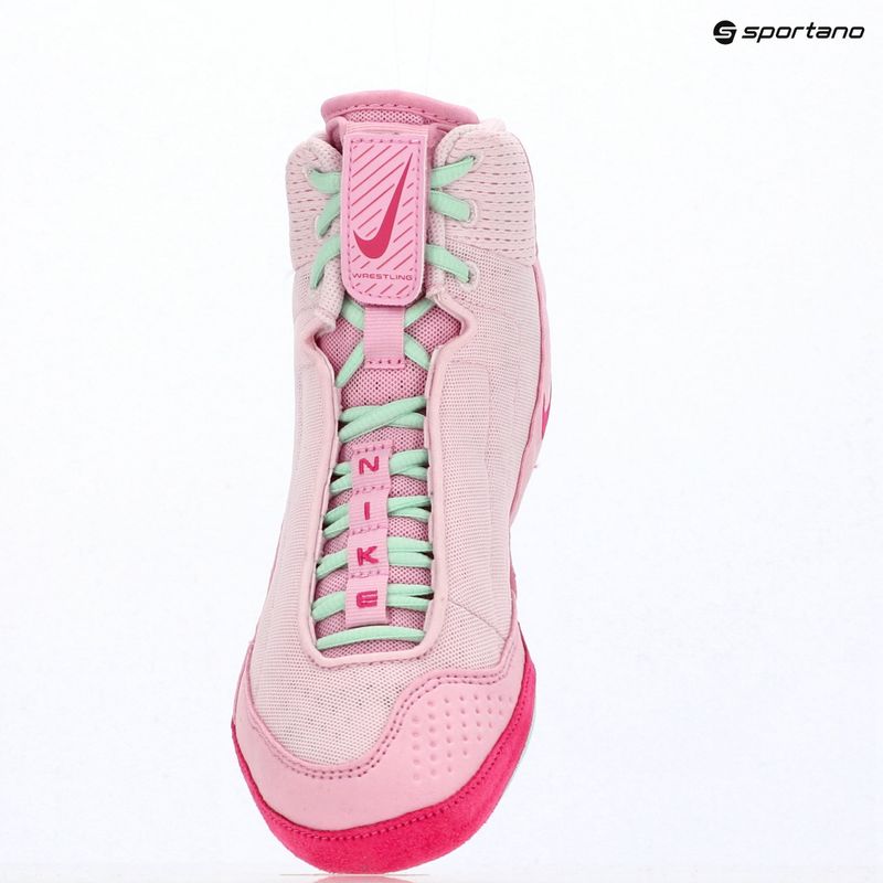 Zápasnické boty Nike Inflict 4 pink foam/desert pink/pink rise/rrtic green 9