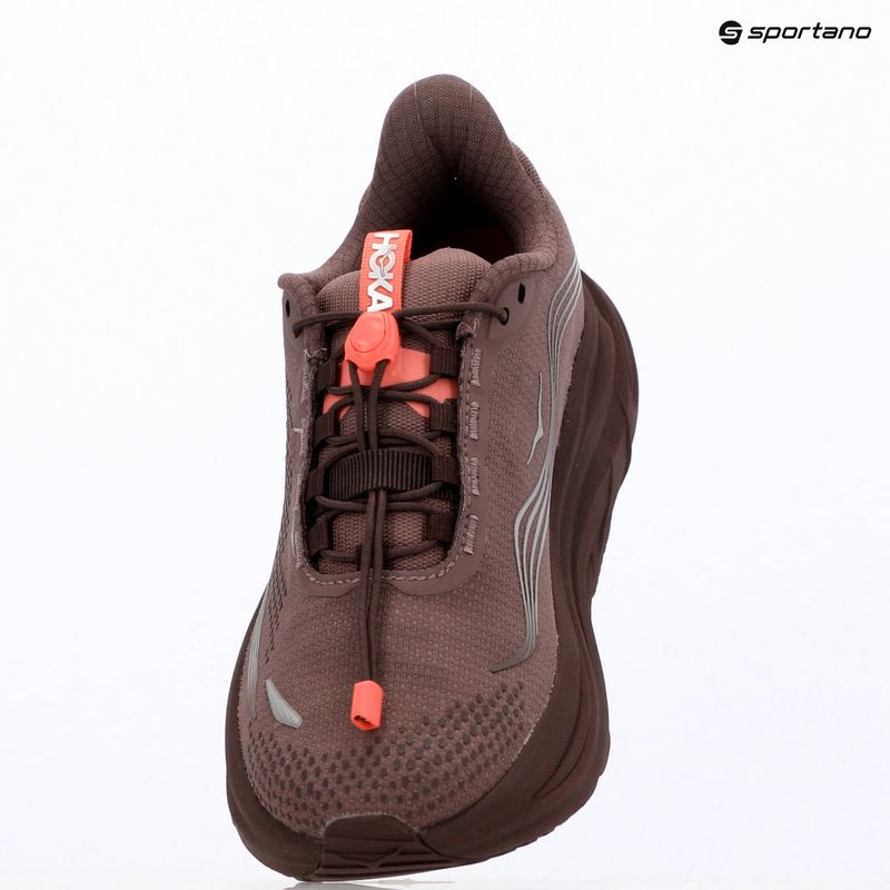 Dámské běžecké boty HOKA Clifton 11 GTX Wide smoky quartz/deep mauve 18