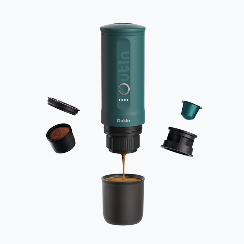 Přenosný kávovar OutIn Nano Portable Espresso outi teal 2