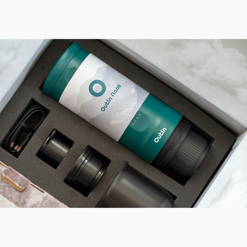 Přenosný kávovar OutIn Nano Portable Espresso outi teal 8