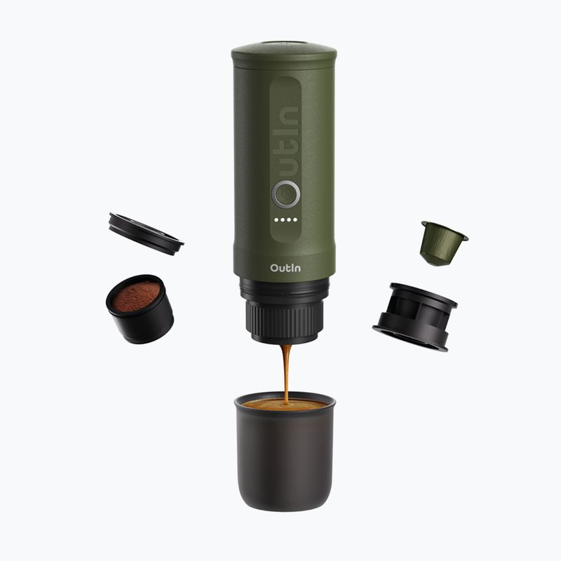 Přenosný kávovar OutIn Nano Portable Espresso forest green 2