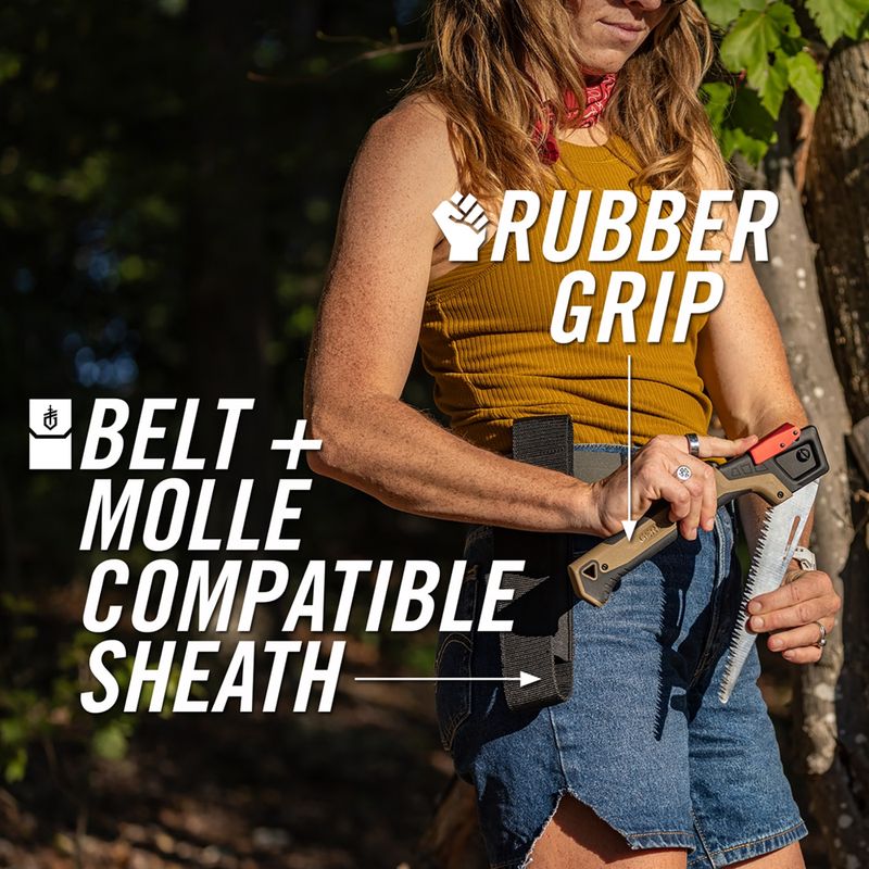 Pila Gerber Bushcraft Saw coyote brown 6