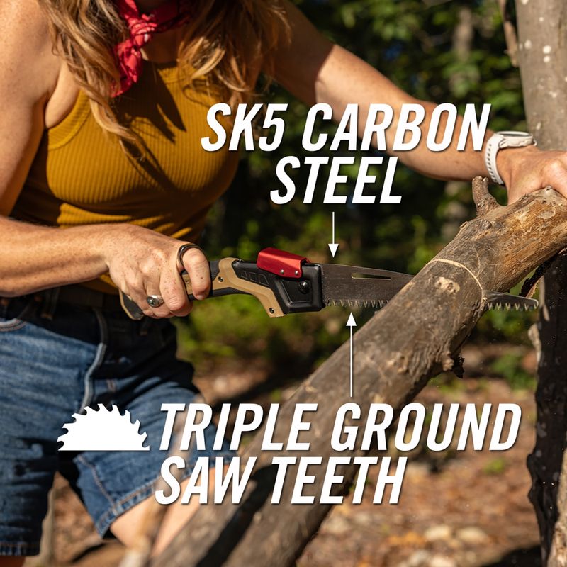 Pila Gerber Bushcraft Saw coyote brown 8