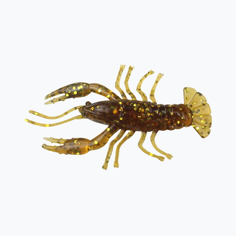 Gumová návnada Relax Crawfish 2 Standard 4 ks. Rootbeer-Gold Glitter CRF2-S