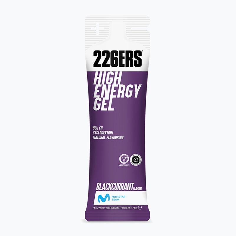226ERS High Energy BCAA energy gel set 24 ks. x 76 g černý rybíz 2