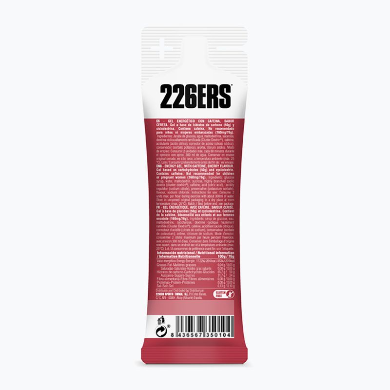 226ERS High Energy Sada energetických gelů s kofeinem 24 ks. x 76 g třešeň 3