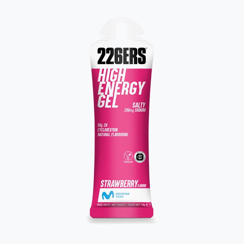 226ERS High Energy Sada slaných energetických gelů 24 ks. x 76 g slaná jahoda 2