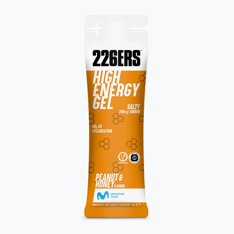 226ERS High Energy Sada slaných energetických gelů 24 ks. x 76 g arašídy/med 2