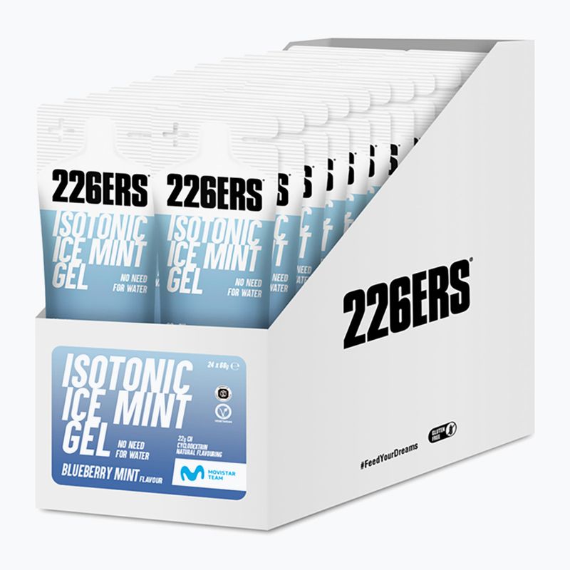 226ERS Sada energetických gelů Isotonic Ice 24 ks. x 68 g borůvka/máta