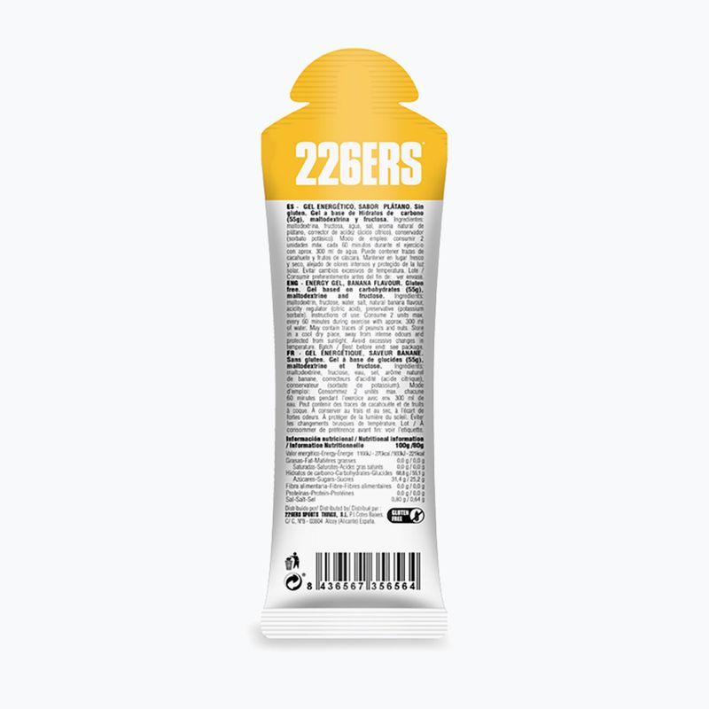 226ERS Sada energetických gelů s vysokým obsahem fruktózy 24 ks. x 80 g banán 3
