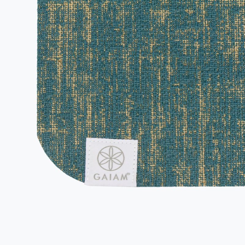 Jógová podložka Gaiam Jute 6 mm blue 4