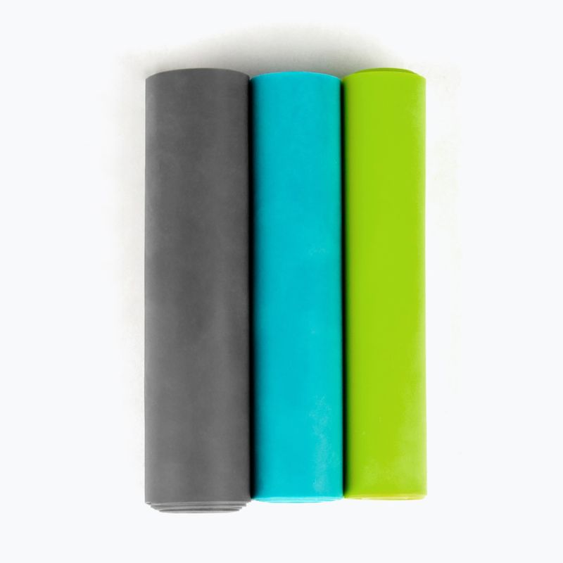Sada posilovacích odporových gum Gaiam 63578 3 szt. black/blue/green 4