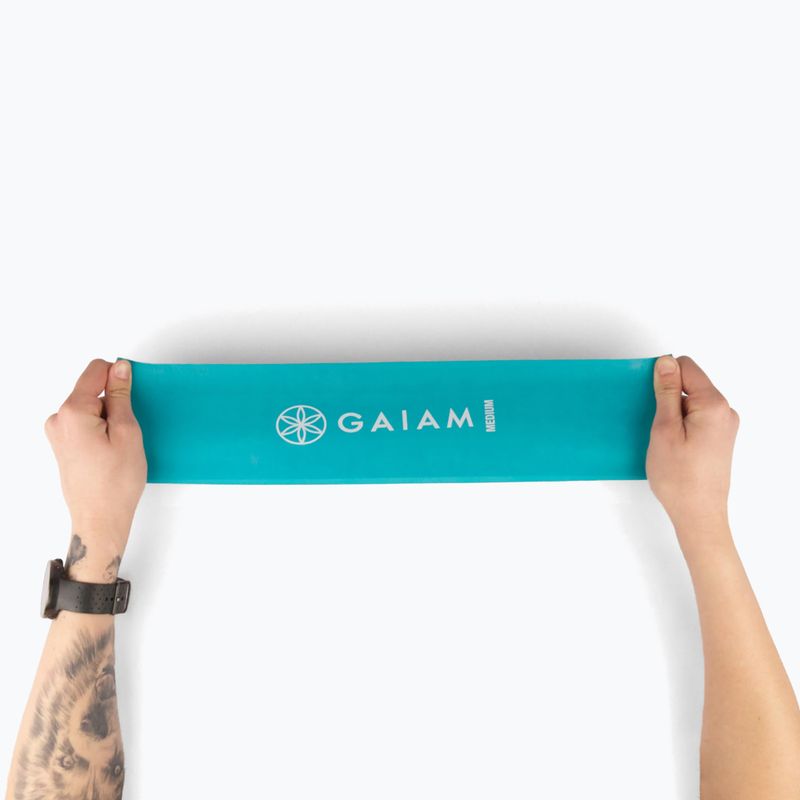 Sada posilovacích odporových gum Gaiam 63578 3 szt. black/blue/green 8