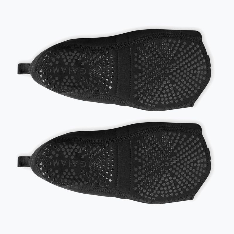 Ponožky Gaiam Grippy Yoga Studio black/blue/green 3