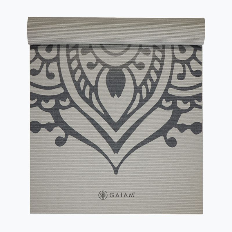 Jógová podložka Gaiam Sundial Layers sustained grey 2