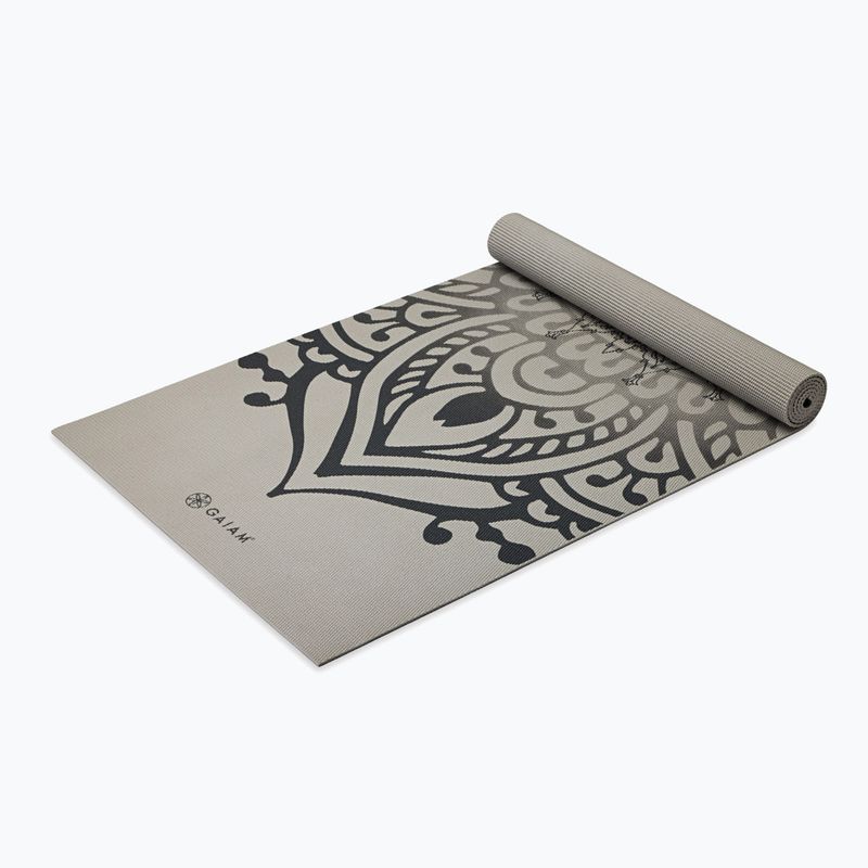 Jógová podložka Gaiam Sundial Layers sustained grey 3