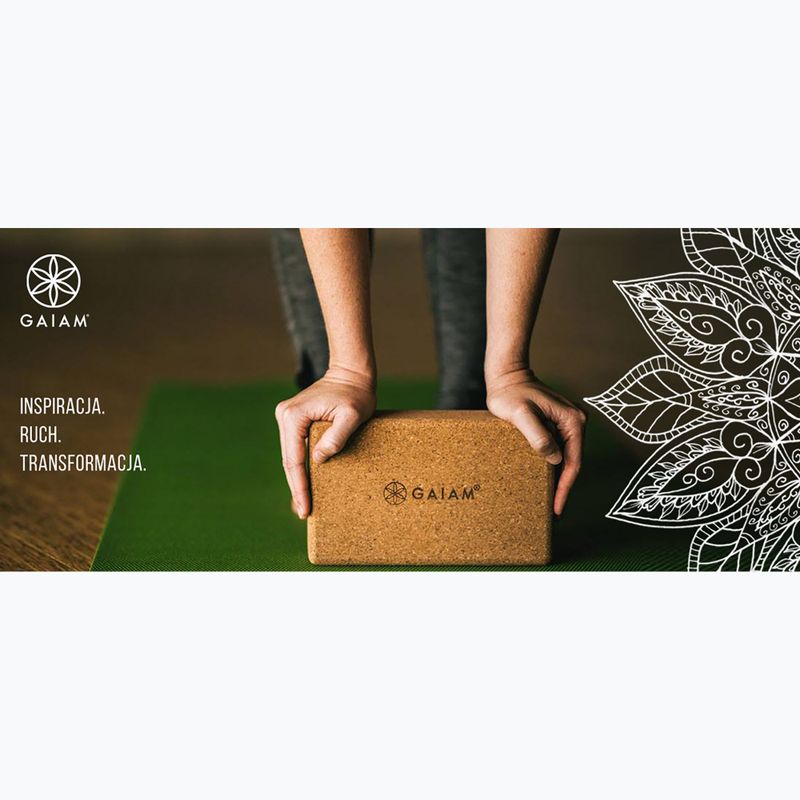 Kostka na jógu  Gaiam Intense Rust Sundial Point intense sundial point 7