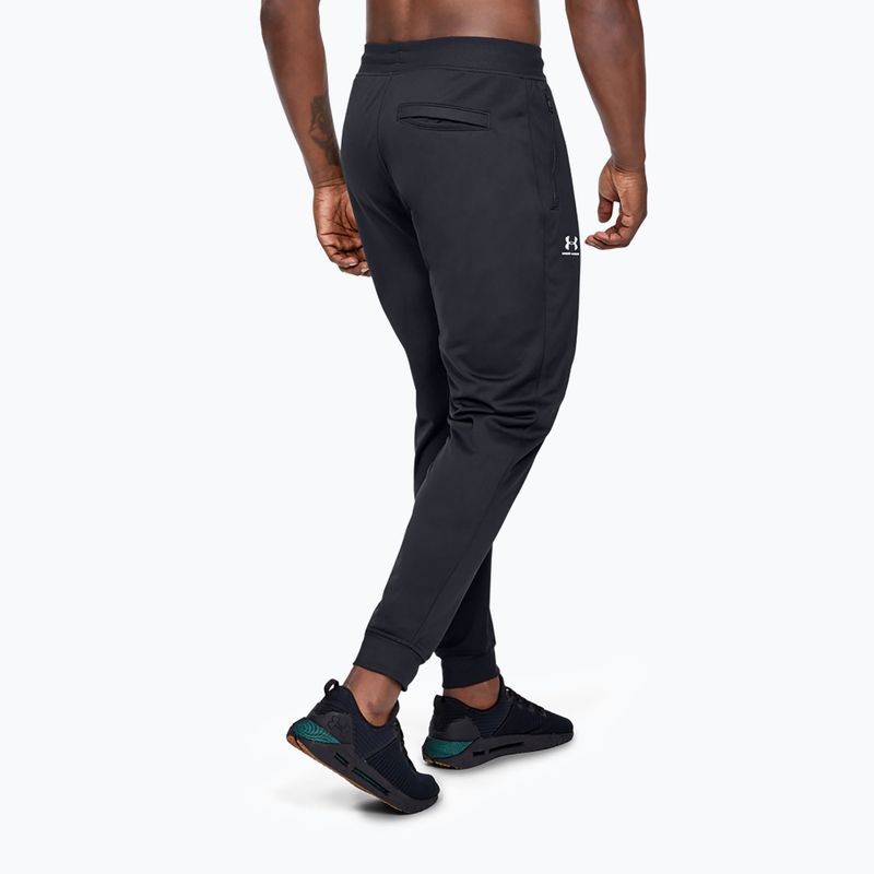 Pánské kalhoty  Under Armour Sportstyle Tricot Jogger black/white 3